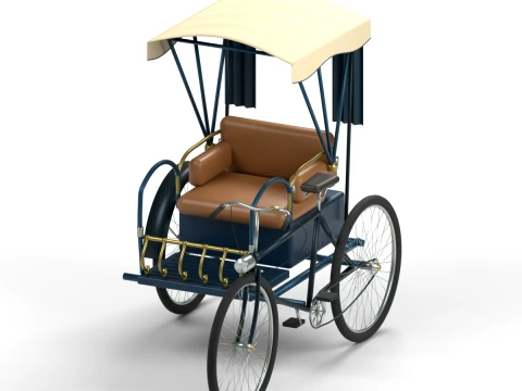 Trishaw Modelo 3D