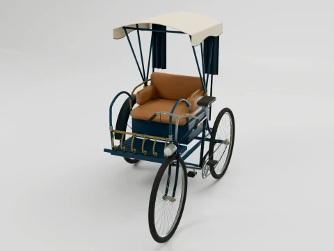Trishaw 3D Model