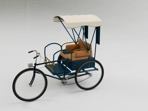 Trishaw 3D Model