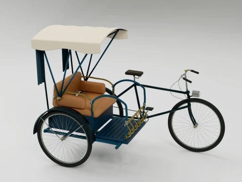 Trishaw 3D Model
