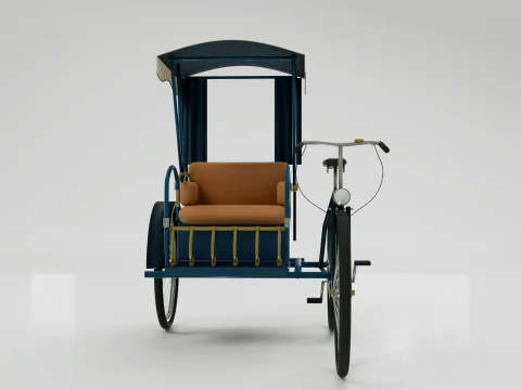 Trishaw 3D Model