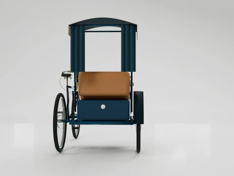 Trishaw 3D Model