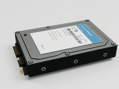 Generic Hard Drive 3Dモデル