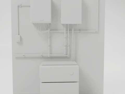 Solar Installation 3D Model