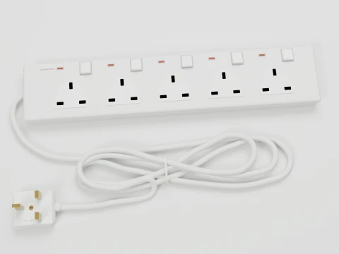 Extension Strip 3D Model