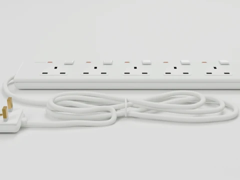 Extension Strip 3D Model