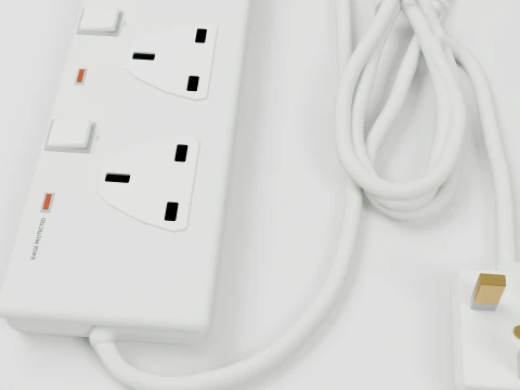 Extension Strip 3D Model