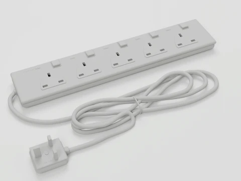 Extension Strip 3D Model