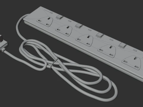 Extension Strip 3D Model