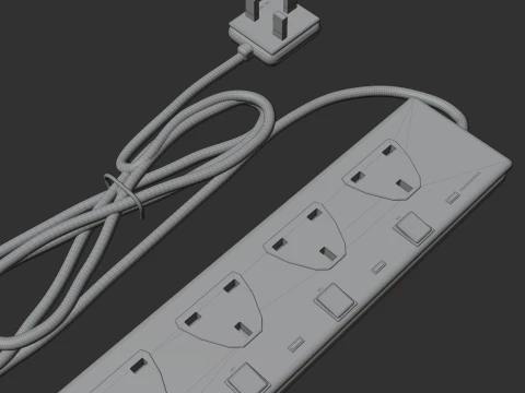 Extension Strip 3D Model