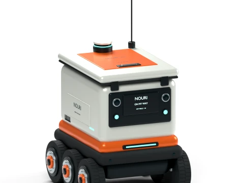 NOURI Food Delivery Bot 3D 모델