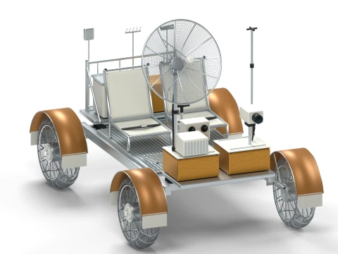 Moon Rover 3Dモデル