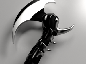 dragon battle axe 3D 모델