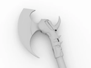 dragon battle axe 3D Model