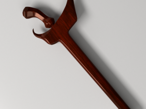 keris dagger Modello 3D