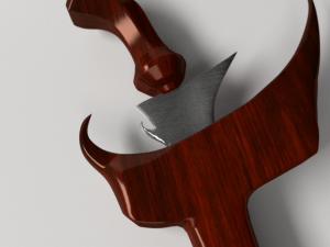 keris dagger Modello 3D
