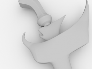 keris dagger Modello 3D