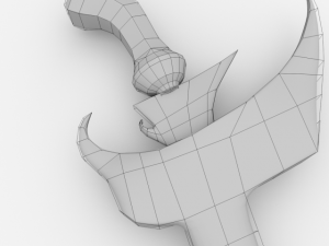 keris dagger Modello 3D