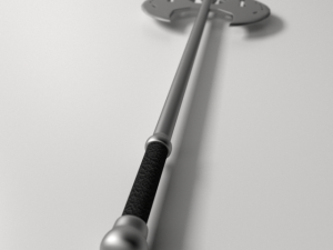 double dragon battle axe 3D Model