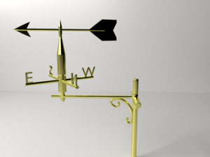 wind vane 3D Model