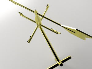 wind vane Modello 3D