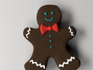 gingerbread man 3D Model