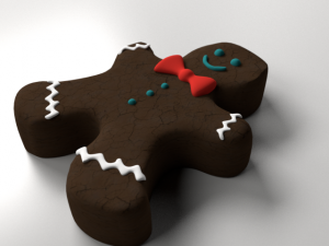gingerbread man 3D Model
