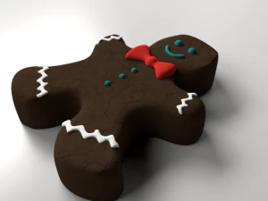 gingerbread man 3D Model