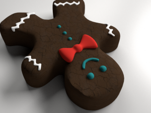 gingerbread man 3D Model