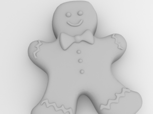 gingerbread man 3D Model