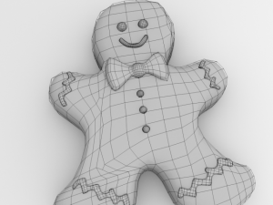 gingerbread man 3D Model