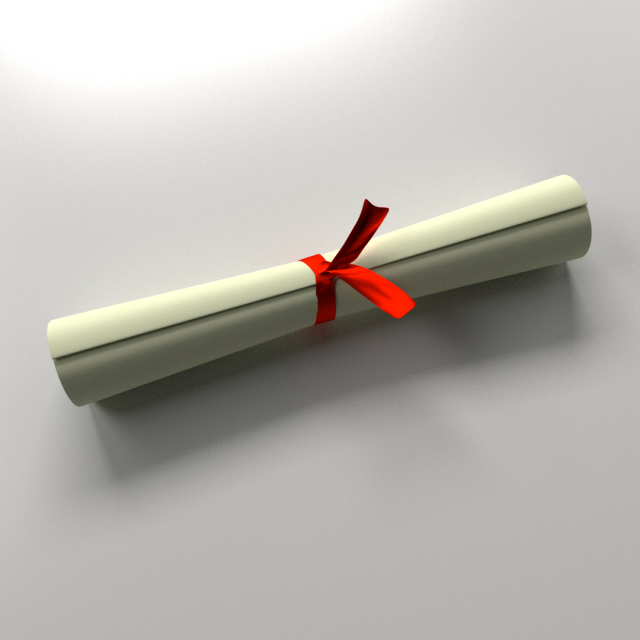 scroll 3D 모델 .c4d .max .obj .3ds .fbx .stl .blend 