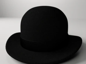 cappello a bombetta Modello 3D