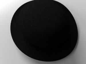 bowler hat 3Dモデル