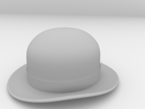 bowler hat 3Dモデル
