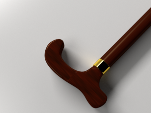 walking canes Model 3D