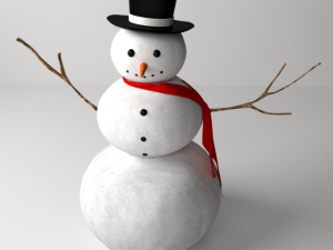 snowman 3Dモデル