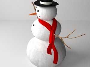 snowman Modelo 3D