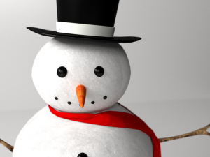 snowman Modelo 3D