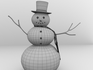 snowman Modelo 3D