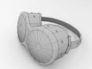 steampunk g&ouml;zl&uuml;k 3D Model