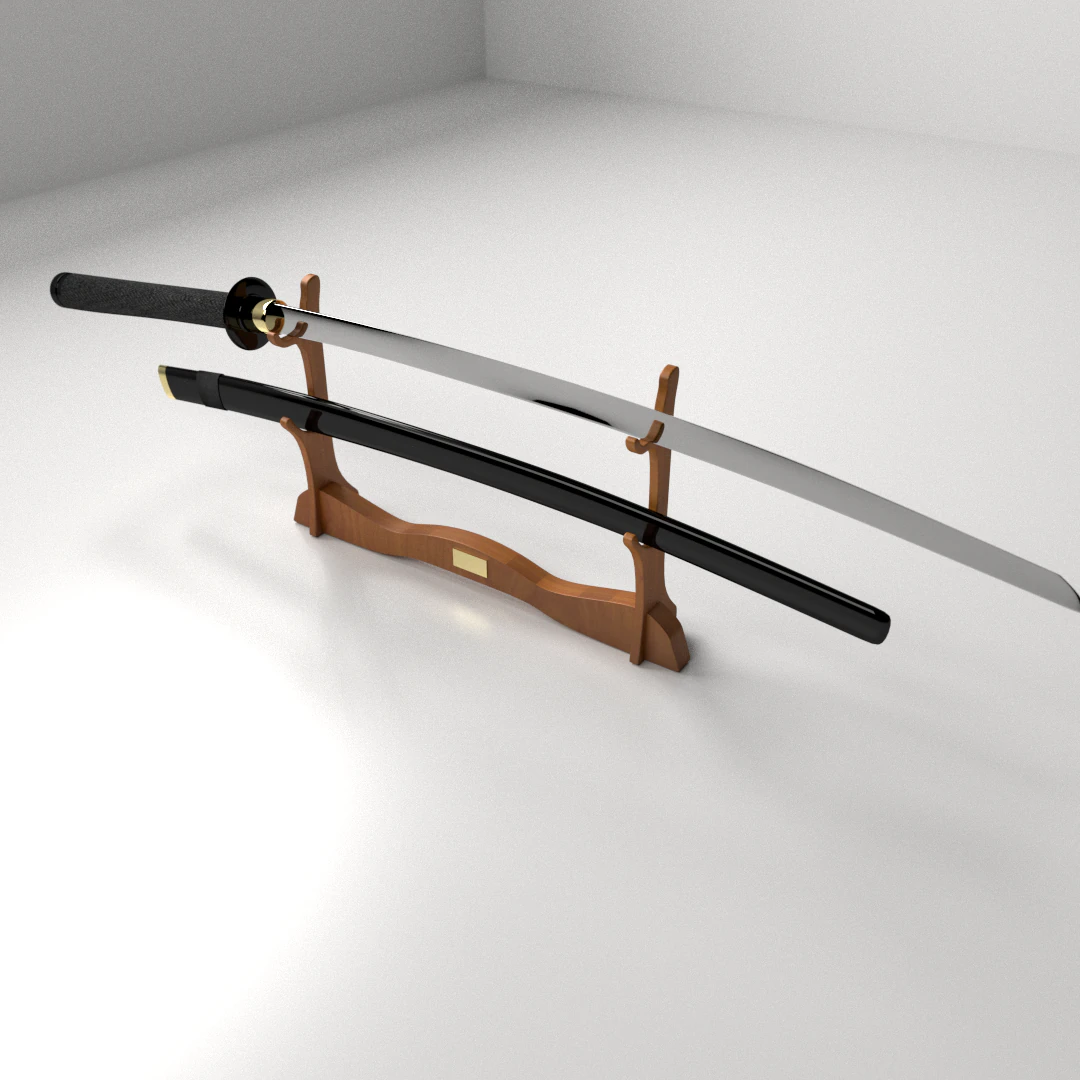 katana 3D Model .c4d .max .obj .3ds .fbx .stl .blend 