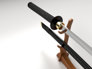 katana Model 3D