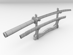 katana Model 3D