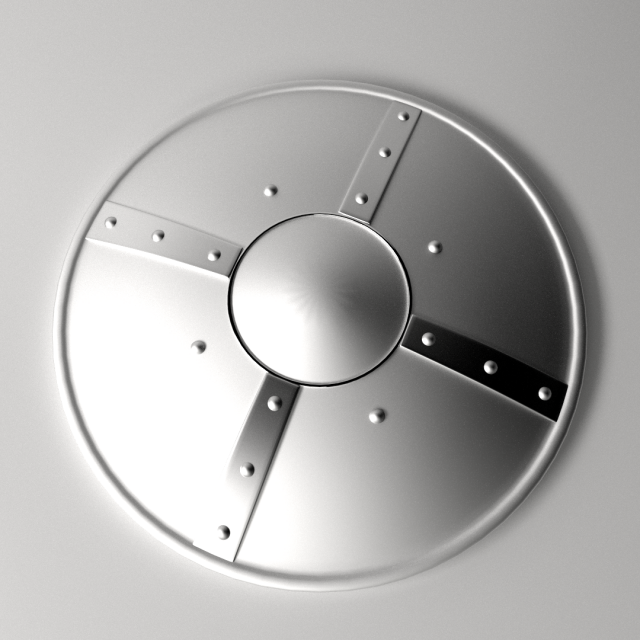 medieval buckler shield Model 3D .c4d .max .obj .3ds .fbx .stl .blend 