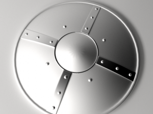 medieval buckler shield 3D Model