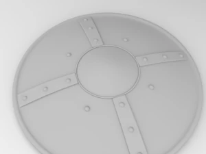 medieval buckler shield 3D Model