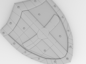 knights shield 3D 모델