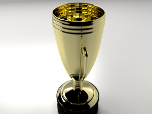 trophy cup Modello 3D