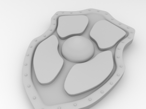 medieval shield 3D 模型